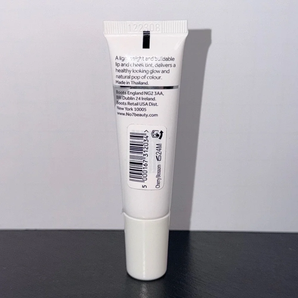 No7 Lip & Cheek Tint Cherry Blossom Pink 10ml 0.33 Fl Oz Cream Blush Stain